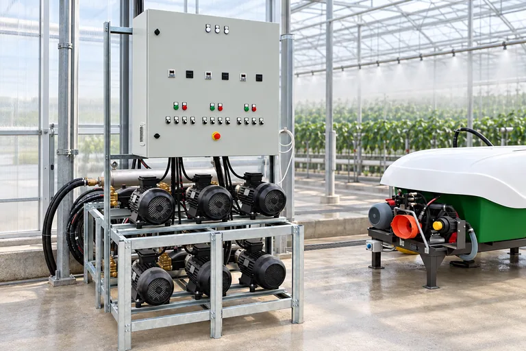 High-pressure pump filters and greenhouse fogging nozzles